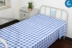 Bệnh viện chăn chăn gối màu trắng với sọc xanh miễn phí vận chuyển ba mảnh giường lanh tấm dày - Khăn trải giường