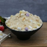 Cenhe Cake нарезанный кубиками клейкий рисовый пирог корейский пирог снежного ледяного десерта, сырье, открытые мешки, и есть ингредиенты. Ингредиенты без вареных ингредиентов