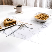Continental thấm nước mat nhiệt bảng mat placemat món ăn sáng tạo bát mat mat nồi cách nhiệt mat chống nóng pad hình chữ nhật - Khăn trải bàn
