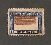 Tem nước ngoài Paraguay cảnh quan xây dựng nhà thờ là sai in 1921 bộ sưu tập tem kỷ niệm trung thành