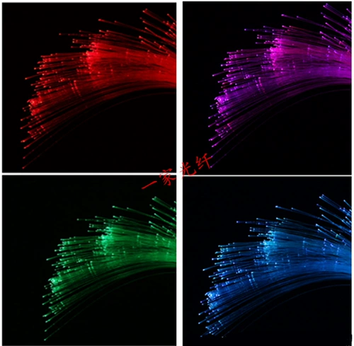 Конец -точка света направляющая светово оптическое волокно полно неба -звезда пустое верхнее оформление