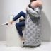 Chống mùa giải phóng mặt bằng xuống áo khoác nữ phần dài Hàn Quốc phiên bản của đầu gối 2018 mới lỏng siêu lớn cổ áo lông dày áo triều