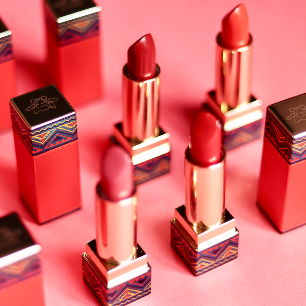 吴昕小飞象orfila中国唇膏口红,红豆沙橘色保湿滋润