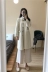 2018 phiên bản Hàn Quốc mới của thời trang dày lông cừu sang trọng áo khoác nữ mùa đông lông một trong áo dài