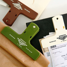 Зажим для бумаги 纵向书写日本hightide文具复古长尾夹penco文件夹子固定票整理夹