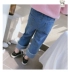 Xuân 2019 cho bé gái mới thoải mái tua quần jeans quần trẻ em cá tính co giãn giản dị - Quần jean Quần jean