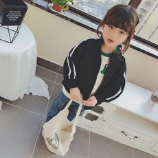 детский жакет 儿童春秋装外衣运动童装2021新款潮男女童宝宝宽松开衫上衣外套