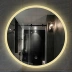 tủ gương đứng Đơn Giản Thông Minh Nhà Tắm Gương Tròn Giá Rẻ Đấm Vệ Sinh Đèn LED Vệ Sinh Gương Trang Điểm Gương Treo Tường Chống Sương Mù Dạ Quang tủ gương toilet tủ gương toilet 