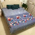 Hàn Quốc pha lê nhung ren giường bìa bốn mùa chăn tờ hai mặt dày Taikang chăn bông bên của len bông một năm - Trải giường bộ drap giường Trải giường