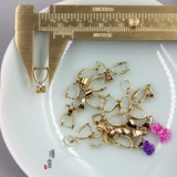 Подвеска, аксессуары, застежка, защитный амулет, изумрудная пряжка из нефрита, США, 14 карат