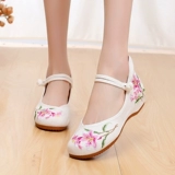 Обувь, туфли, дышащие этнические танцующие слипоны, этнический стиль