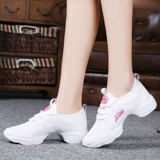 Нескользящая черная весенняя летняя танцующая спортивная обувь, мягкая подошва