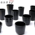 Chà đen Melamine Bộ đồ ăn Giả sứ Nhà hàng Nhựa Uống Cup Cup Cup Cup Cup Cup Cup Cup - Tách