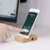 Nhật Bản Desktop giữ điện thoại đứng sáng tạo phẳng gắn khung lười biếng đầu giường điện thoại kệ gỗ phổ Sống - Phụ kiện điện thoại di động Phụ kiện điện thoại di động