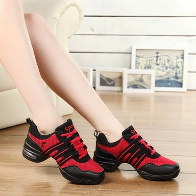 Летняя дышащая обувь, спортивные танцующие современные туфли для спортзала