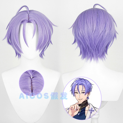 taobao agent AICOS New World Carnival Night COS Wig Simulation Sculpture Special Mixed Color Gradient