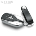 Đức Hiện Đại sáng tạo keychain key thiết bị lưu trữ SMART túi chìa khóa nam giới và phụ nữ da keychain móc khóa sen Trường hợp chính