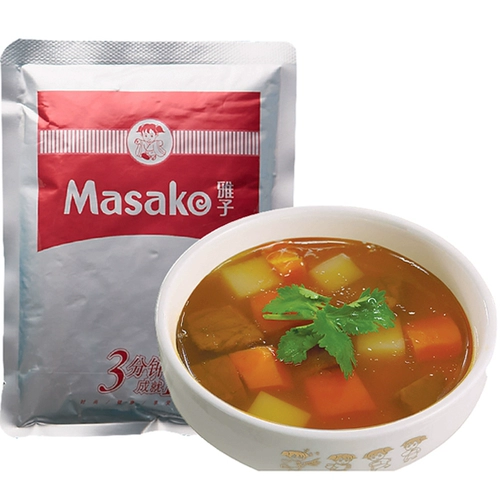 Суп Yazi Lodong Soft Conned 200 г × 4 суп суп Бессмертный фаст -фуд Приготовление супа в западном стиле Ронгсонг Сумка
