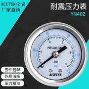 Đồng hồ đo áp suất chống sốc ACUTEK YN40Z 10BAR PT1/8 đồng hồ đo áp suất chống sốc thủy lực
