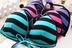 2 cái strapless vành áo ngực tập hợp mỏng Nhật Bản bikini dễ thương sọc đồ lót kích thước lớn áo ngực Bikini
