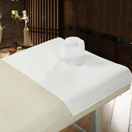 Beauty salon cotton giường đầu khăn massage giường bìa lỗ pad tấm ga trải giường massage với một chiếc khăn không dùng một lần