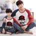 Bộ đồ lót trẻ em cotton bé trai mùa thu quần dài quần cotton trẻ em lớn 12 bộ đồ ngủ mỏng 15 tuổi xuân và cậu bé mùa thu đồ lót nam Nam giới