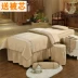 Beauty khăn trải giường gia đình bốn châu Âu cao cấp bông đơn giản bông bảng vẻ đẹp dày massage salon thiết mảnh custom-made - Trang bị tấm Trang bị tấm