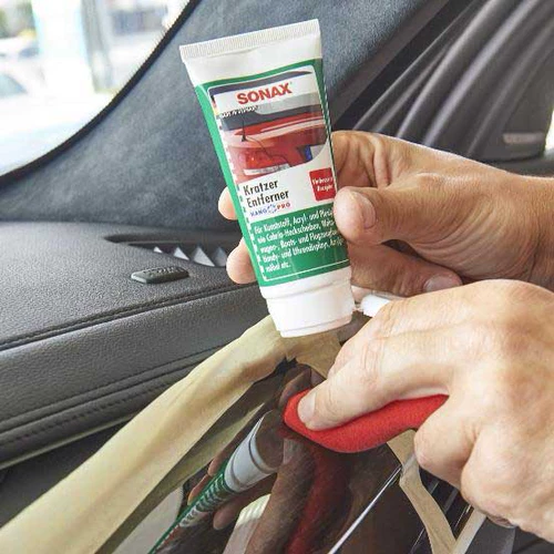 Германия Sonax Car Пластиковая органическая стеклянная краска для фортепиано краска для царапин -царапина скоростного измерителя полировочный агент ремонт фары
