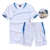 Thanh niên ngắn tay t-shirt 12 thể thao phù hợp với 13 trẻ em lớn 14 chàng trai 15 tuổi junior học sinh trung học 16 mùa hè hai mảnh bộ quần áo adidas nữ Thể thao sau