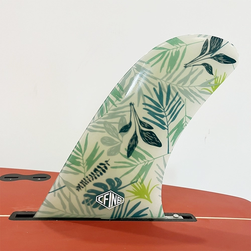 New10 -INCH Свежие листья односторонние хвостовые плавники, хвосты -сидели, стеклянное волокно хвостовое руль с одноизой