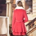Màu vĩnh cửu mùa đông mới của phụ nữ áo khoác lông dài mỏng F42101 - Trung bình và dài Coat