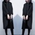 Áo len nữ phần dài Hàn Quốc phiên bản 2018 mới chống mùa thu váy kiểu sinh viên hai mặt áo len màu đen áo kaki nữ Trung bình và dài Coat