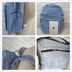 2018 Thời trang châu Âu và Mỹ mới ba lô denim túi du lịch ngoài trời nam và nữ túi lớn đeo vai beibao balo nữ giá rẻ Ba lô