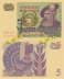 Thụy Điển 5 krona tiền giấy 1981 vua cũ và con gà trống trừu tượng ồn ào ngoại tệ tiền xu