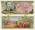 Costa Rica 5 krona 1989 phiên bản của đô la Mỹ tiền giấy trên mặt sau bức tranh sơn dầu tinh tế ngoại tệ tiền giấy tiền xu tien xu co Tiền ghi chú