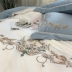 Bộ đồ giường đơn giản, nhỏ xinh của Châu Âu 80 chiếc áo dài thêu bông bốn mảnh chủ yếu bao gồm bộ đồ giường 1,8m - Bộ đồ giường bốn mảnh