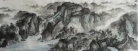 Высокая гостиная декоративная китайская живопись с чистой рукой маленькой шесть -шестисторонние живопись офисная картина Офисная картина AV2121613
