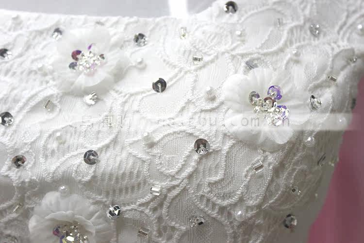 春夏伴娘礼服2015婚纱白色亮片小礼服短款伴娘服晚礼服姐妹连衣裙图片