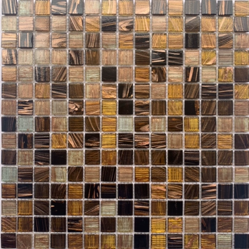 Стеклянная синяя мозаика