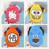 Собачья плюшевая одежда Весна и осень и зимние щенки баго, а не медвежьи щенки кошачьи свитер.