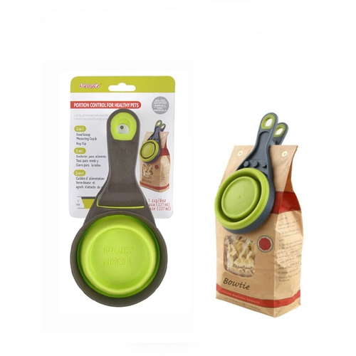 Силиконовая ложка, складная лопата, большая измерительная кружка, чайная чашка с уплотнителем, домашний питомец