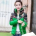 Chống mùa giải phóng mặt bằng bông áo khoác nữ mùa đông Hàn Quốc thời trang mỏng ngắn bông quần áo phụ nữ dày áo bông áo khoác hoang dã áo phao nữ cổ lông Bông