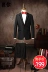 Luomen mới phù hợp với bộ nhỏ của phương Tây kinh doanh bình thường đám cưới chú rể phù rể phù hợp với áo cưới - Suit phù hợp blazer nam Suit phù hợp
