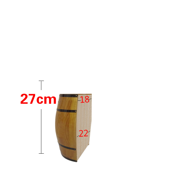 11 35 Oak Barrel Cellar Wall Bar Custom Made Decoration Half