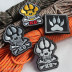 K9 ĐƠN VỊ Chiến Thuật Dog Sticker Thêu Velcro Ba Lô Huy Hiệu Invincible Cảnh Sát Dog Armband K9 Ma Thuật Sticker miếng nhám dán quần áo Thẻ / Thẻ ma thuật