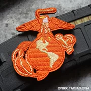CHÚNG TÔI Hoa Kỳ Con Dấu Thủy Quân Lục Chiến Thêu Ma Thuật Sticker Đại Bàng Toàn Cầu Neo Chuỗi Thêu Armband Thêu Sticker Badge
