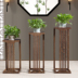 Mahogany hoa khung cánh gà gỗ rắn hoa đứng hiện đại mới Trung Quốc đứng hoa nhiều lớp cây cảnh cổ kệ kệ hoa - Kệ kệ treo tường gỗ tự nhiên Kệ