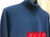 Giá trị lớn hàng hóa tốt đến người đàn ông của mùa đông dày len + cashmere cao ve áo áo len treo tag giá 3390 nhân dân tệ