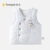 Áo thun cotton bé gái mùa thu và mùa đông cotton bé trai và bé gái dày ấm vest vest vest