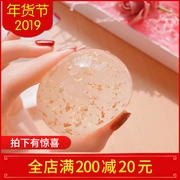 Ai Mei làm đẹp Nhật Bản JUNSEIDO Runshengtang lá vàng bóng tinh dầu mặt xà phòng làm sạch axit hyaluronic collagen